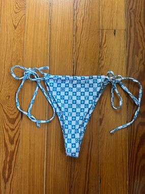 Zoe All Over LV Print Bikini Bottom